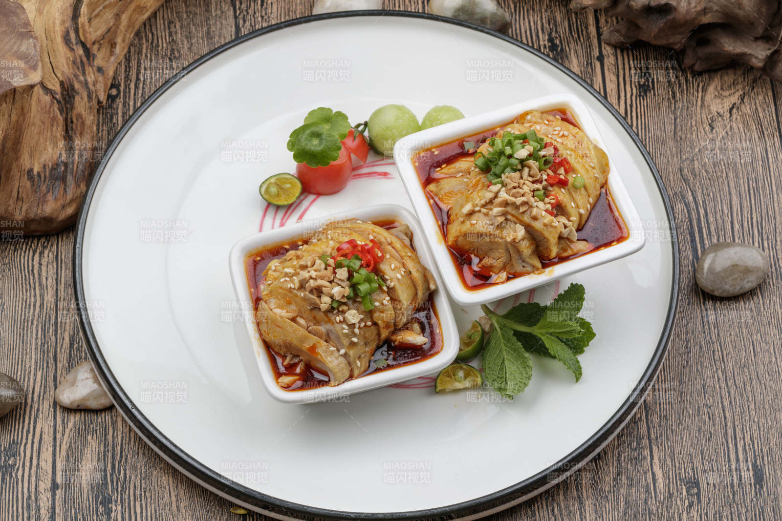 红油口水鸡图片