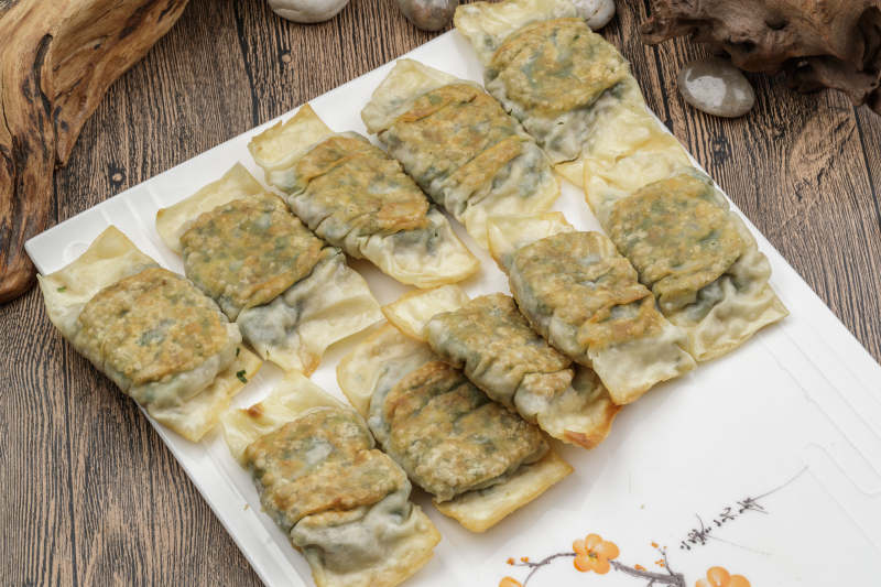 油煎素盒子图片