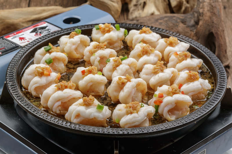 酒香铁板大虾球图片