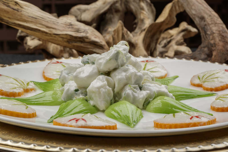 香椿芽炒飞龙图片