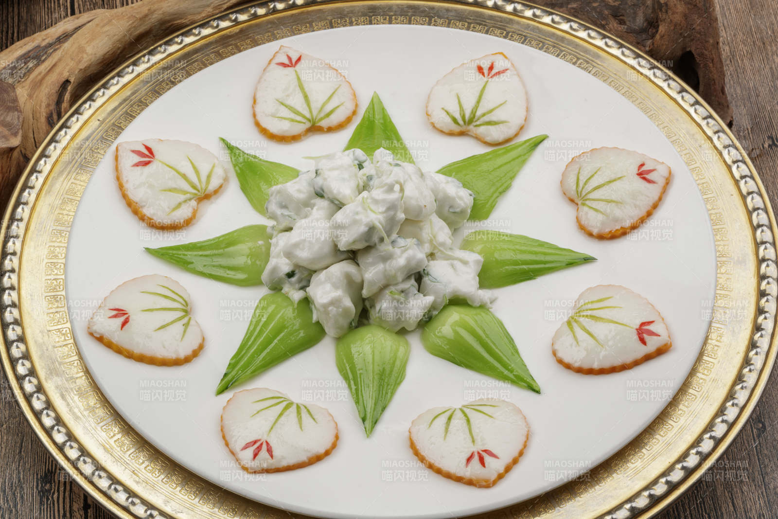 香椿芽炒飞龙图片