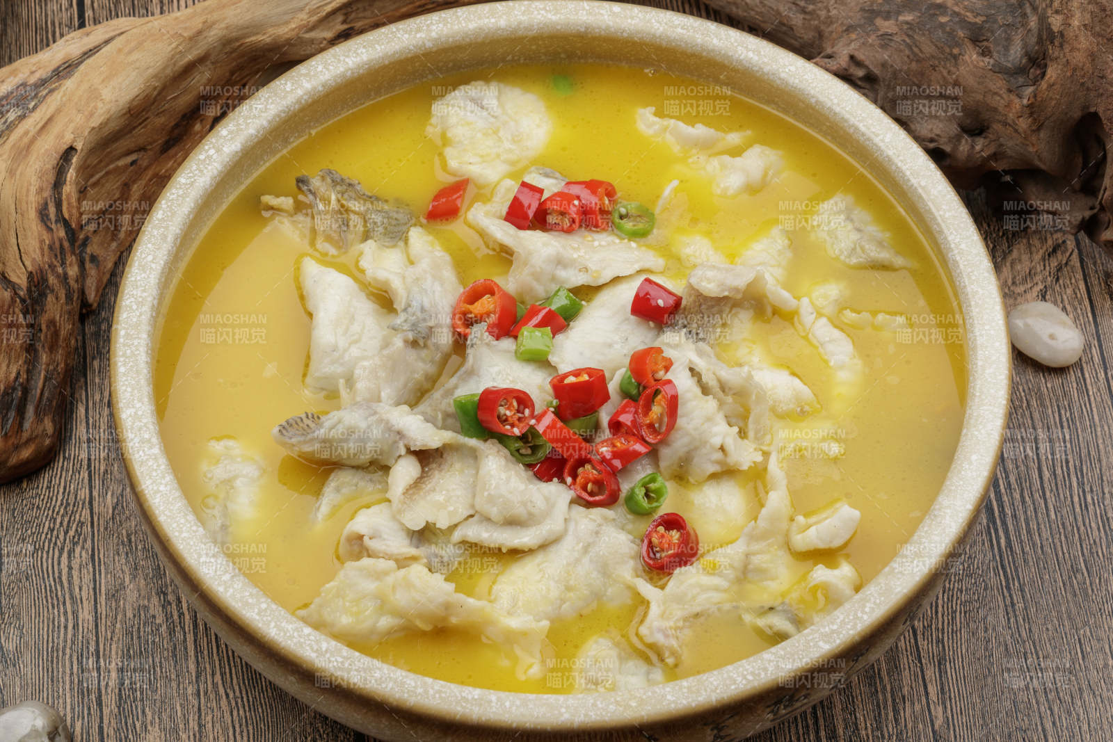 酸汤野生草鱼鱼片图片