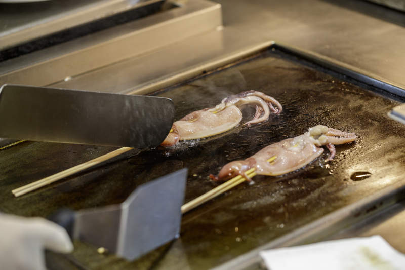 星级酒店高档自助餐料理餐台图片