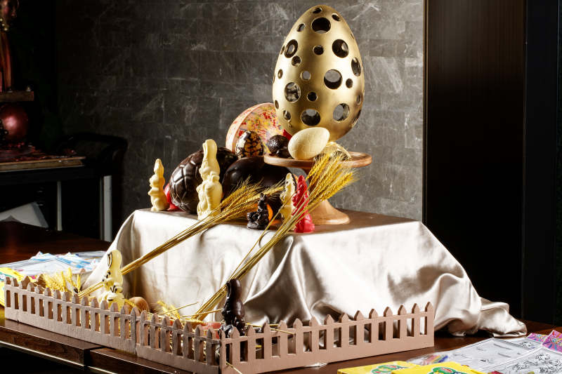 精美制作的复活节巧克力图片