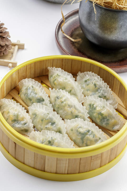 水晶蒸饺韭菜鸡蛋图片