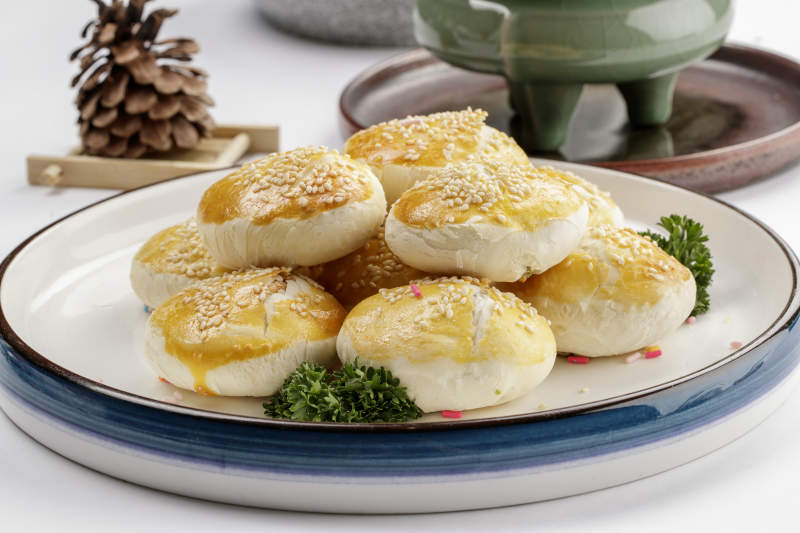 传统香酥饼咸酥饼图片