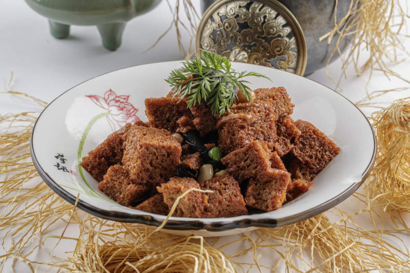 美味酱油面筋图片