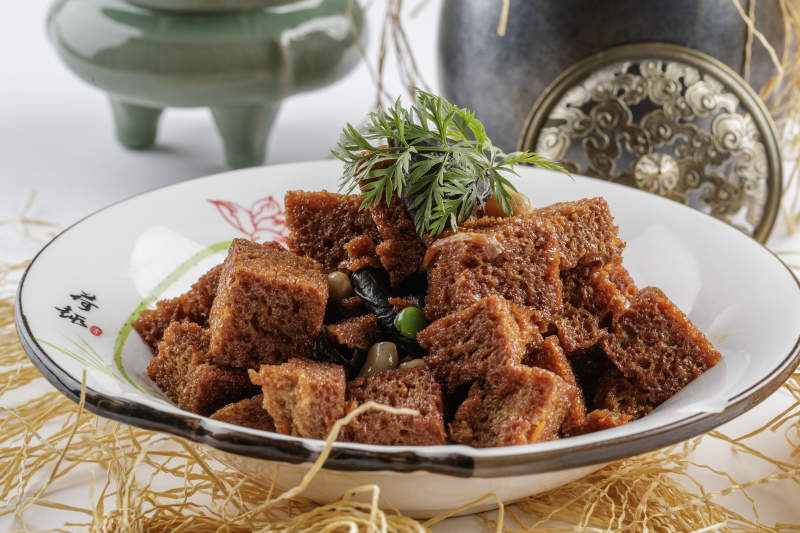 美味酱油面筋图片