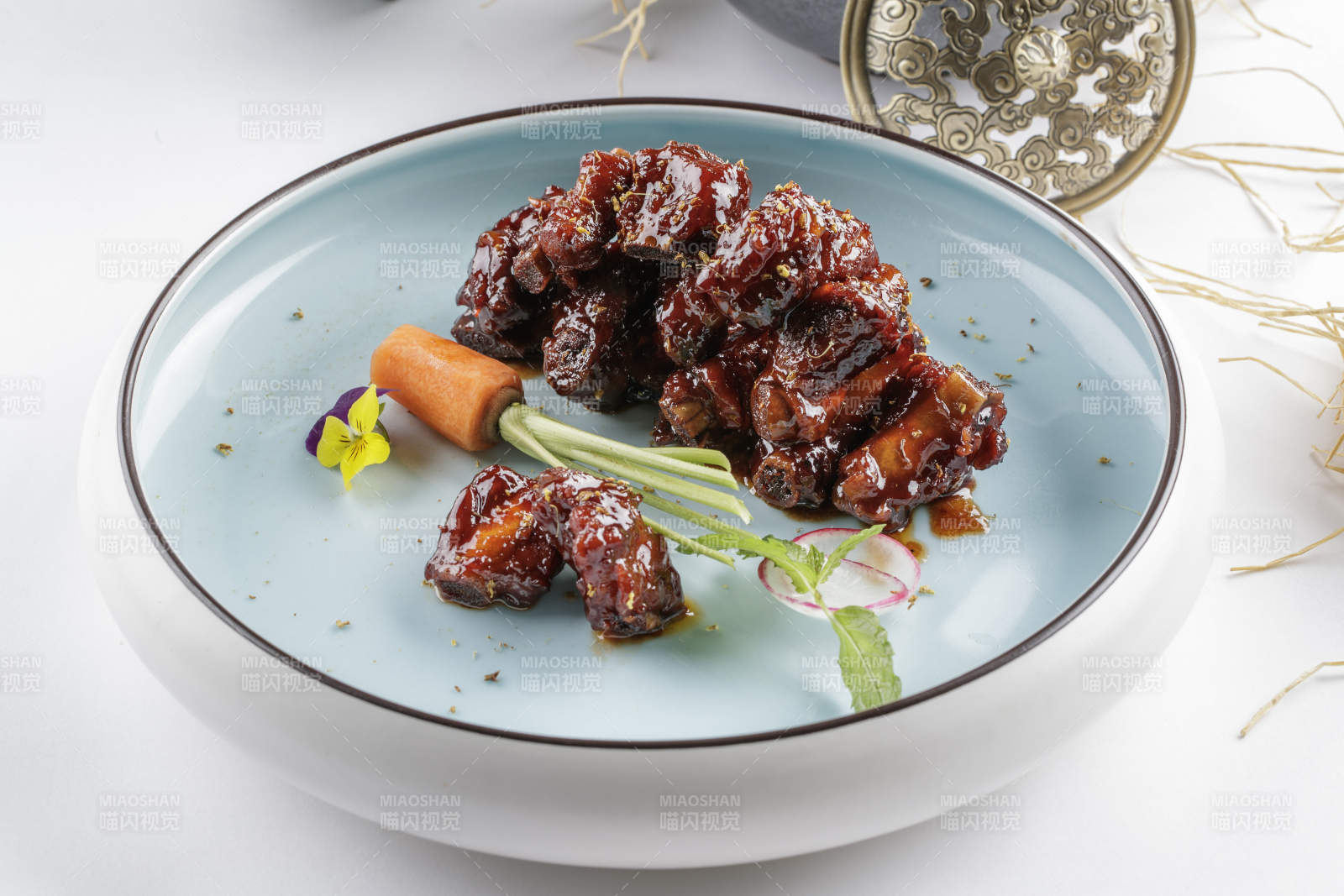 秘制糖醋小排图片