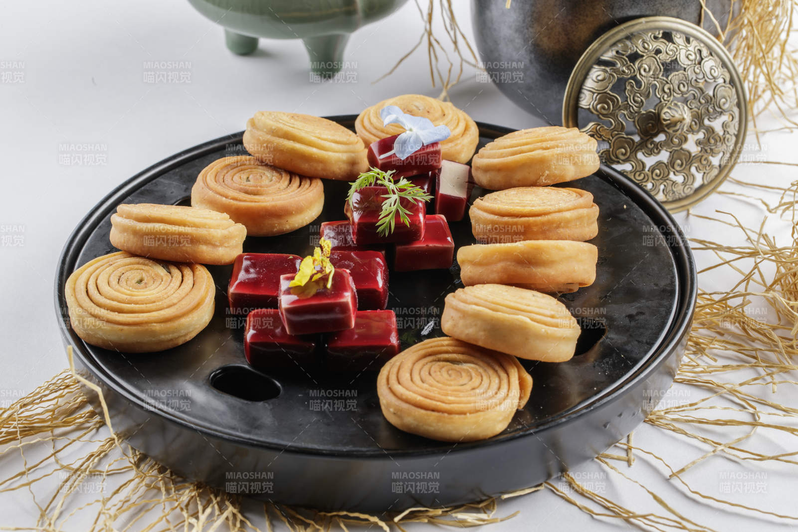 腐乳鹅肝配大大卷炸面卷图片