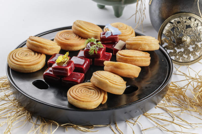 腐乳鹅肝配大大卷炸面卷图片