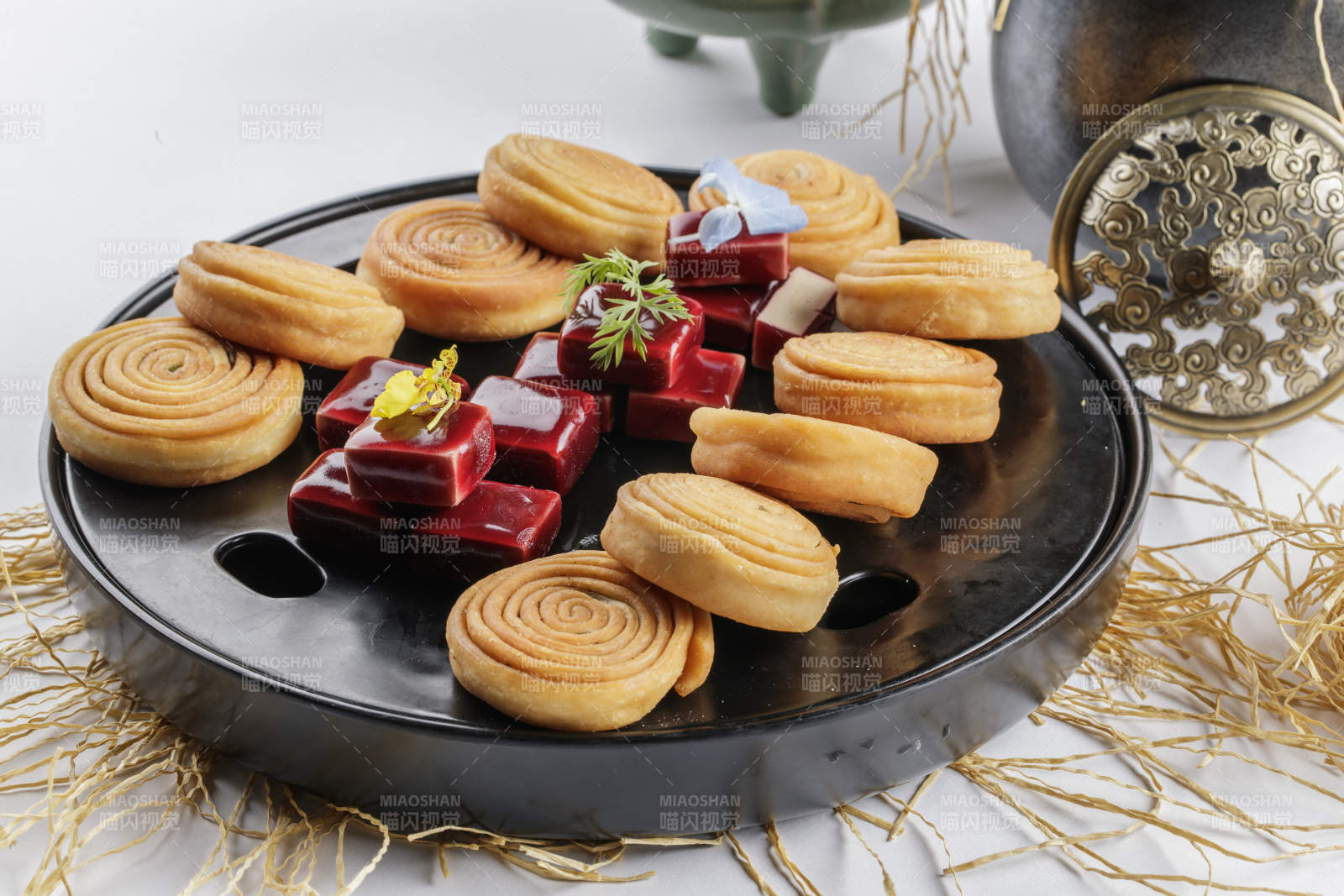 腐乳鹅肝配大大卷炸面卷图片