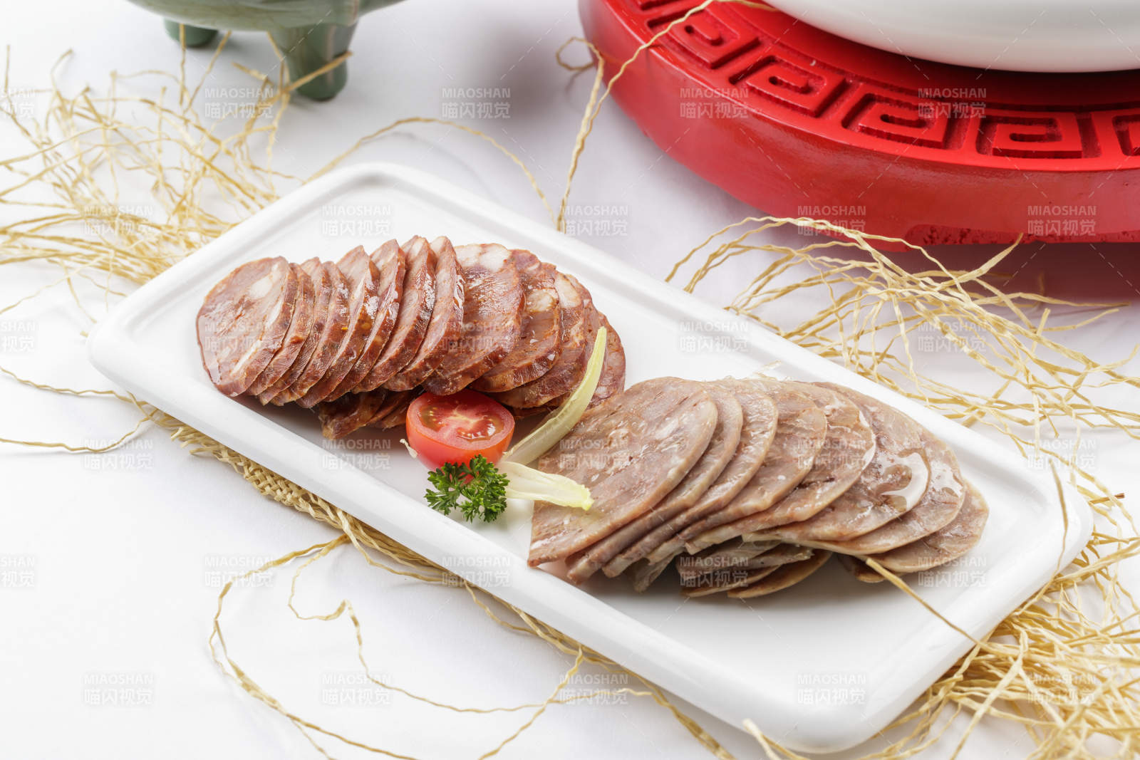 卤味拼盘双拼图片