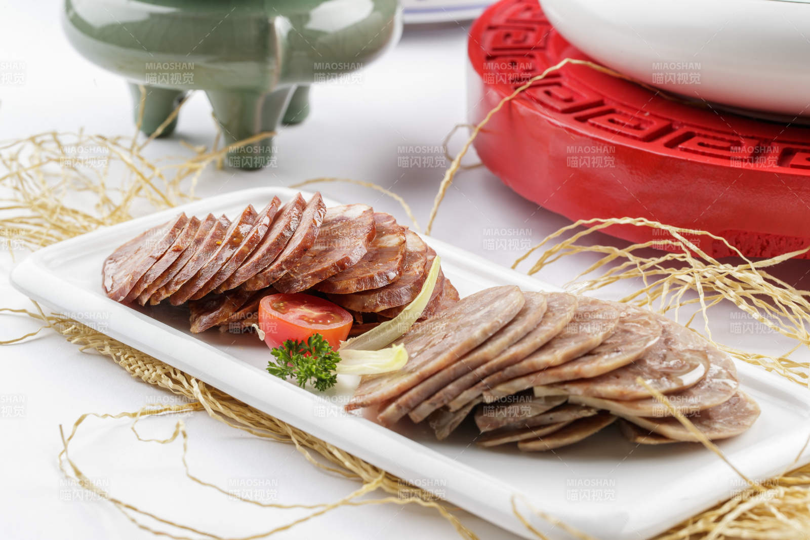 卤味拼盘双拼图片