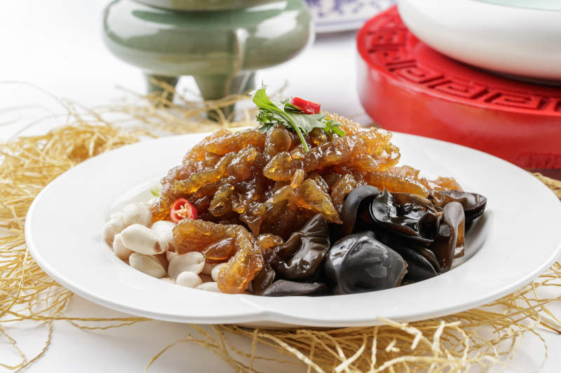 凉拌老醋蛰头图片