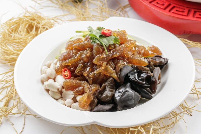 凉拌老醋蛰头图片