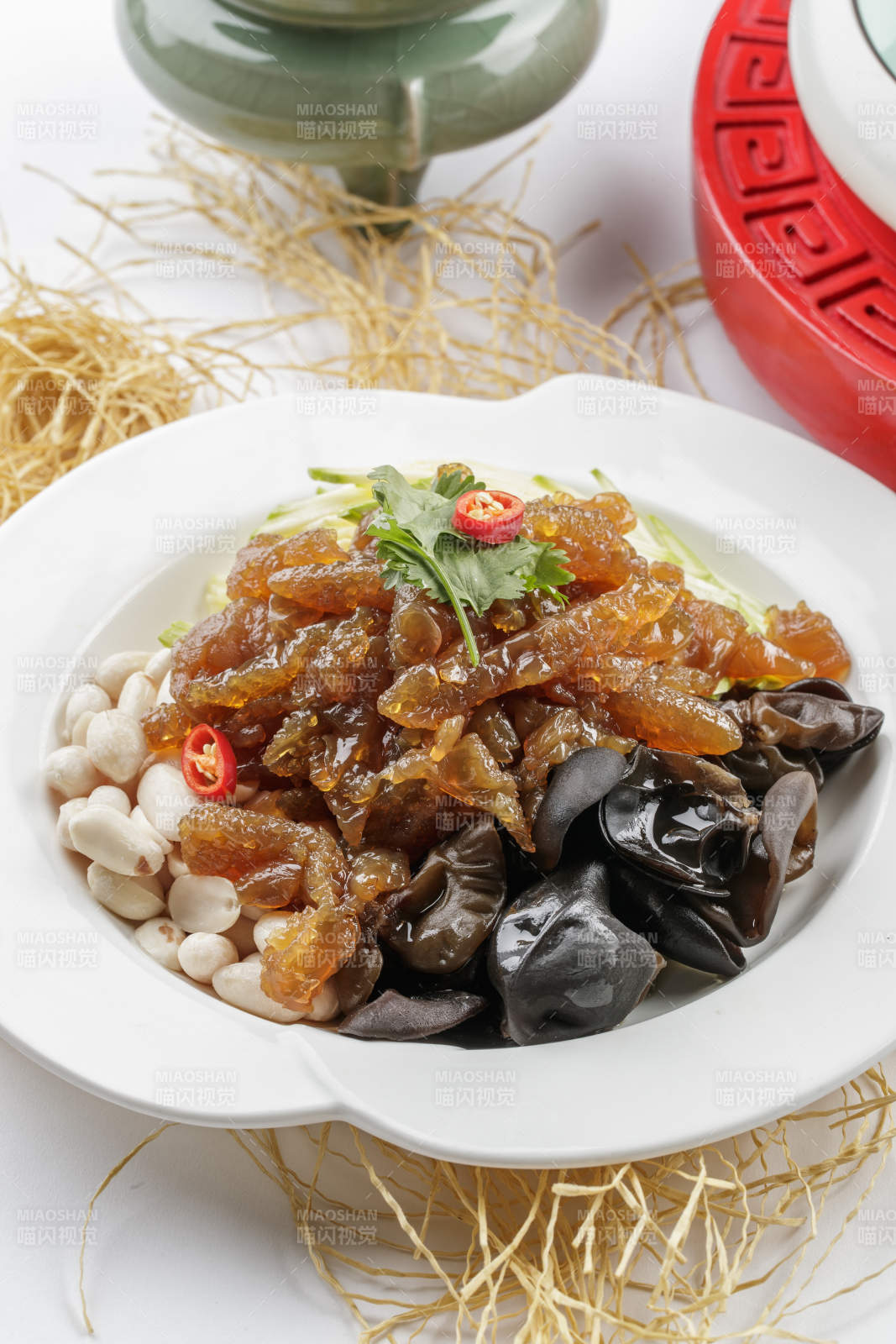 凉拌老醋蛰头图片