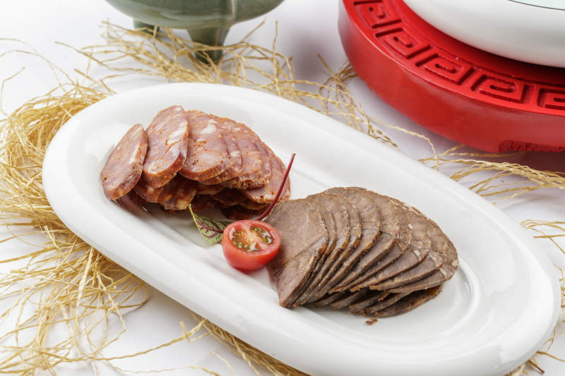 卤味拼盘双拼图片