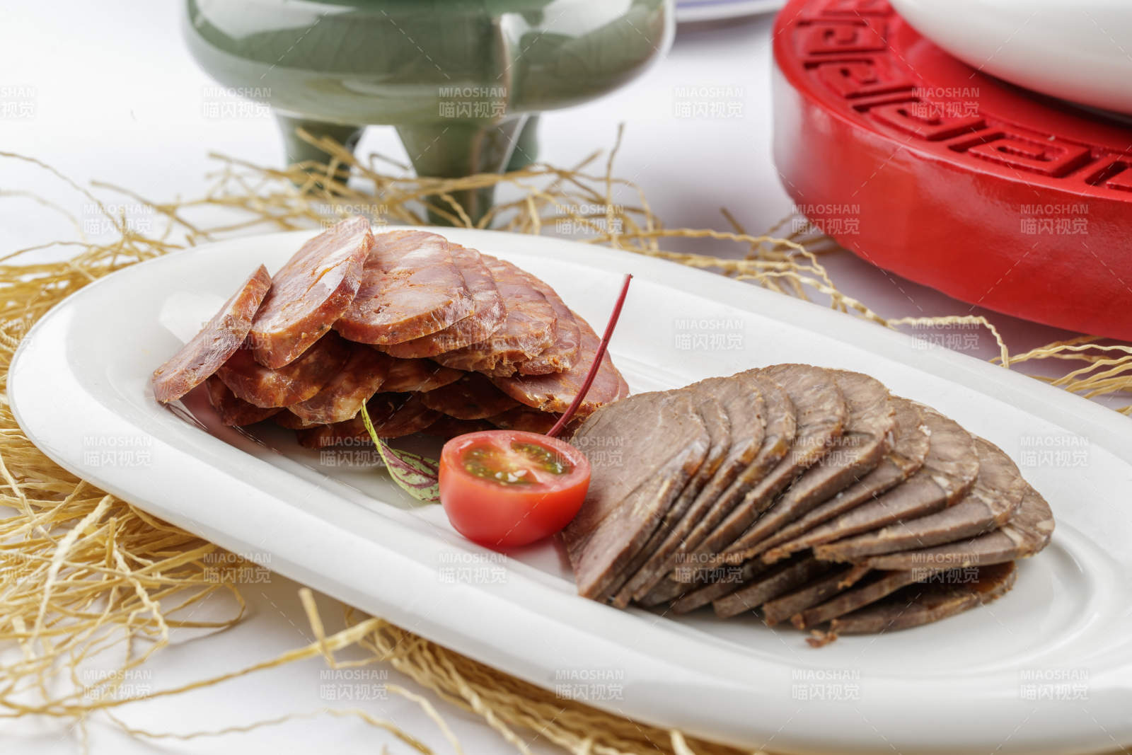 卤味拼盘双拼图片