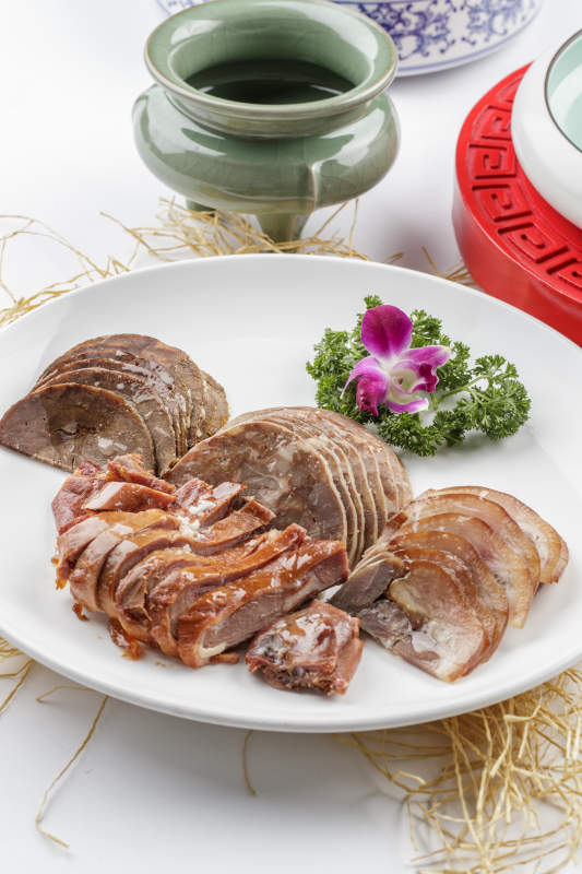 卤味拼盘双拼图片