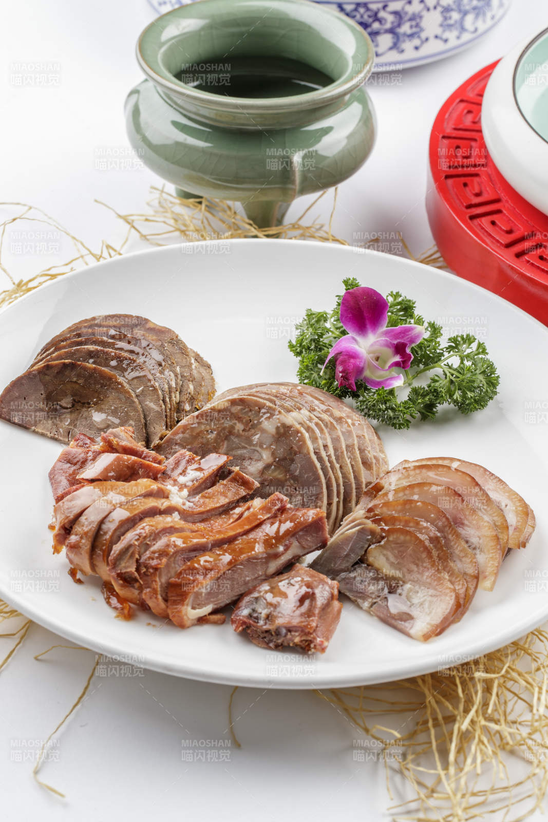 卤味拼盘双拼图片