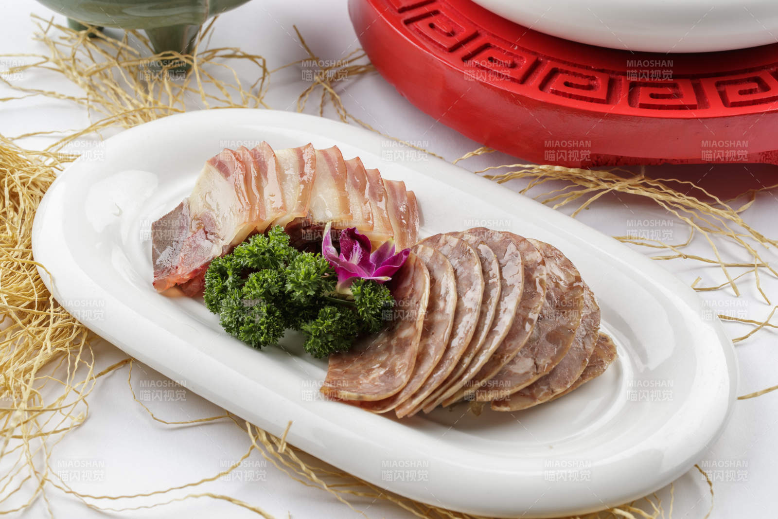 卤味拼盘双拼图片