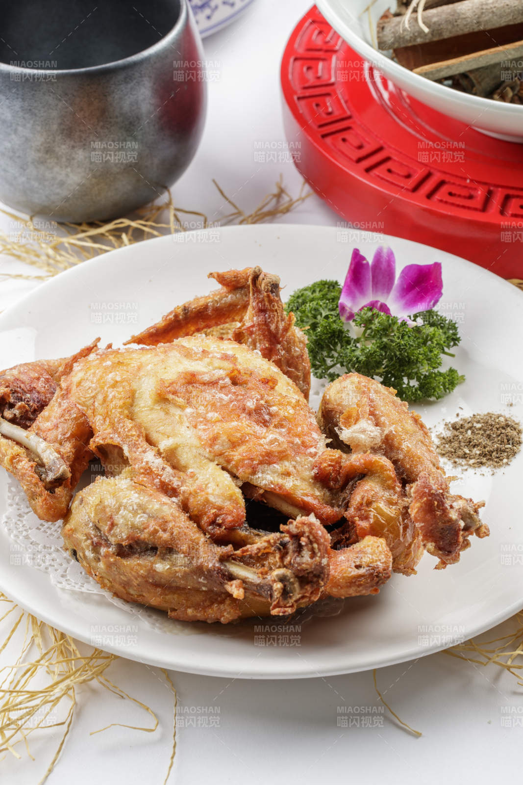 怪合味香酥炸鸡图片