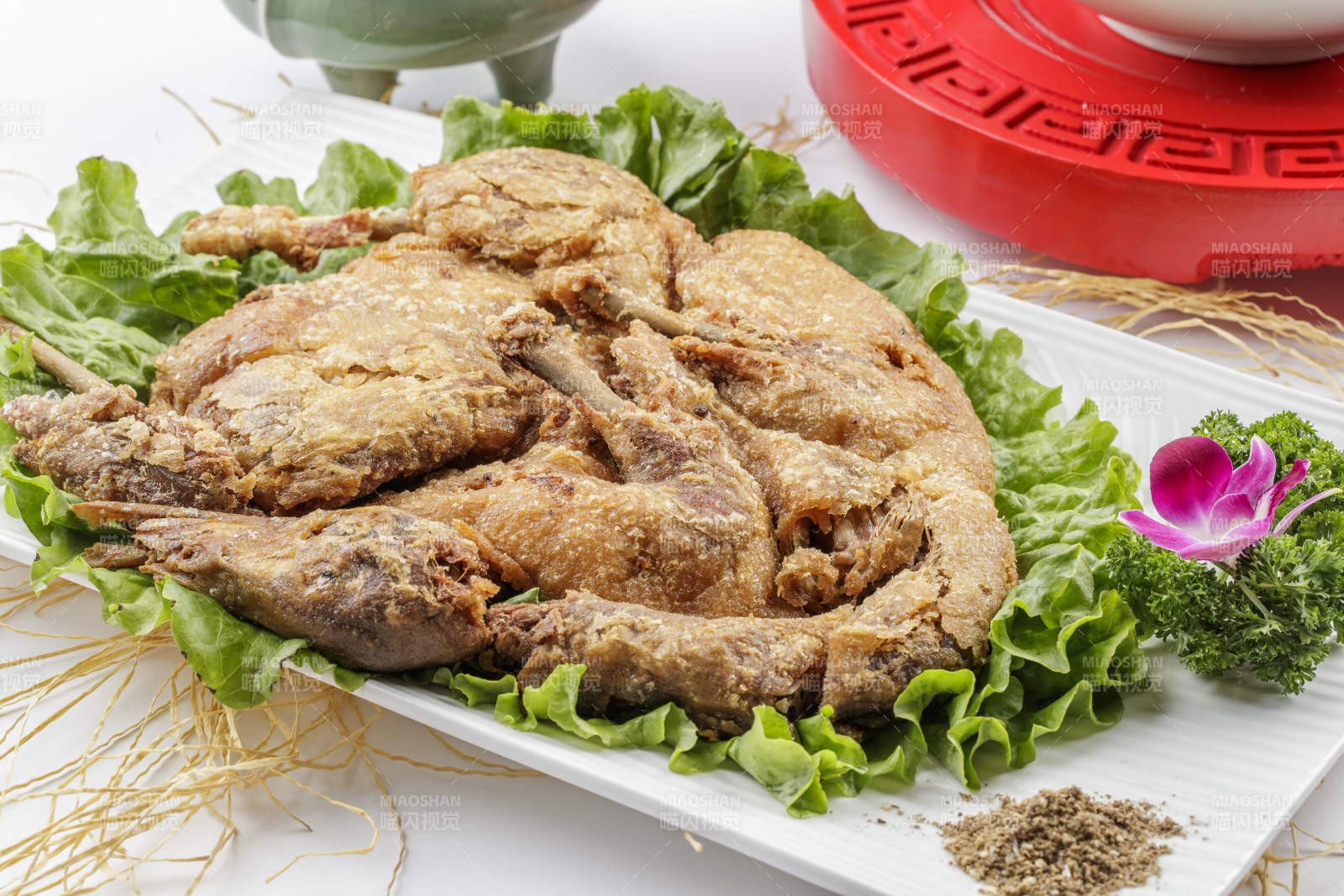 糟炸土鸡油炸鸡图片