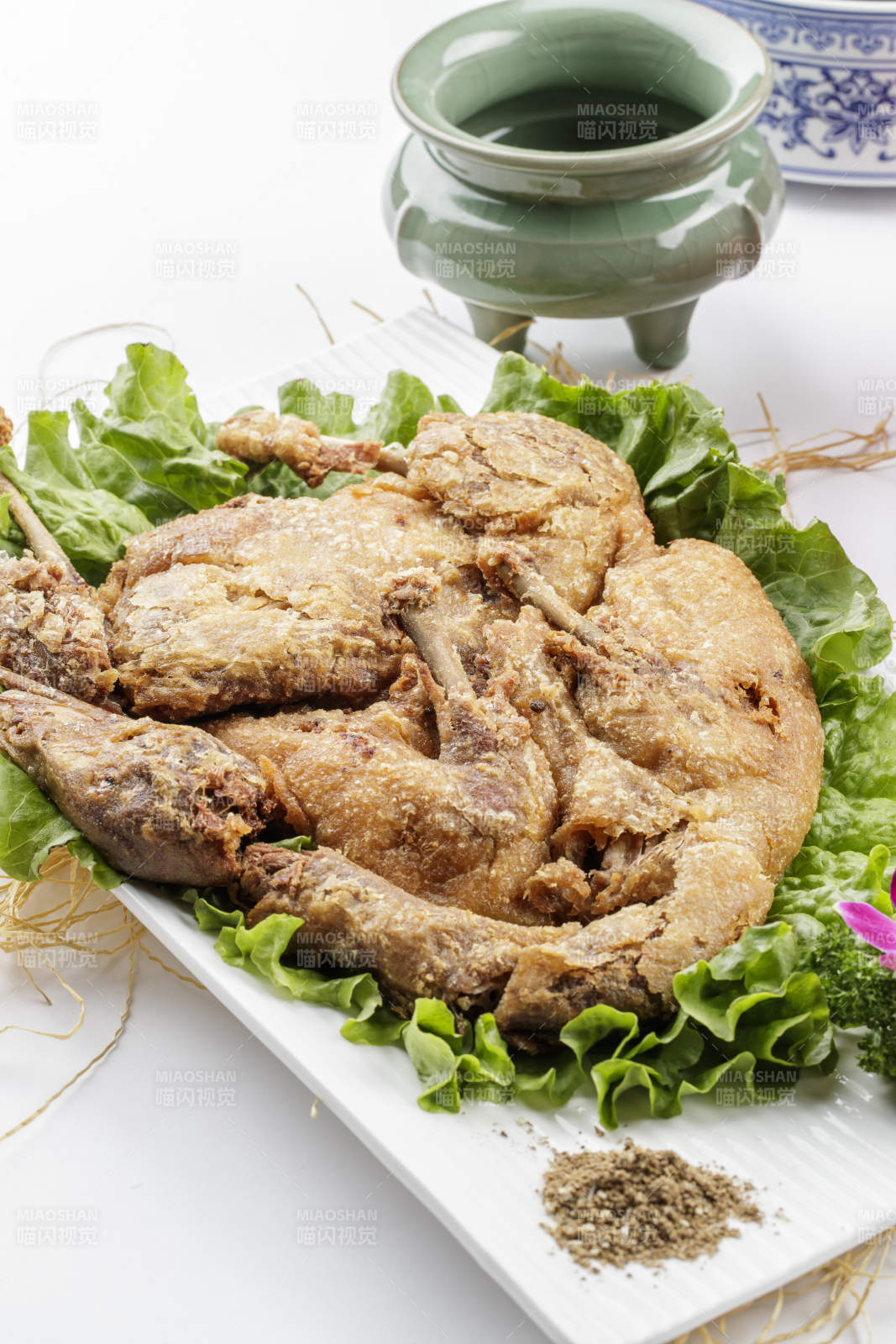糟炸土鸡油炸鸡图片