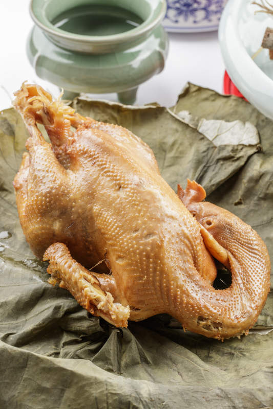 豆豉酱香荷叶鸡图片