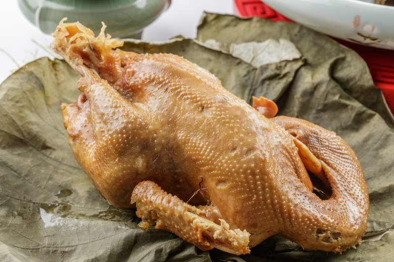 豆豉酱香荷叶鸡图片