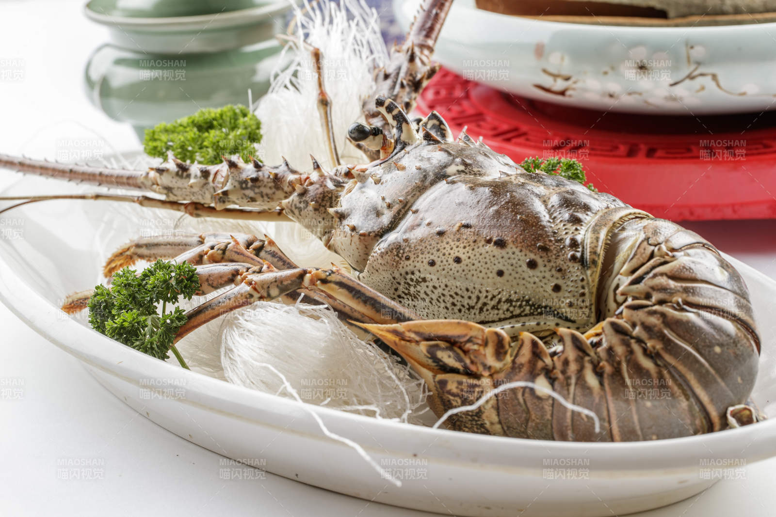 清蒸粉丝龙虾仔图片