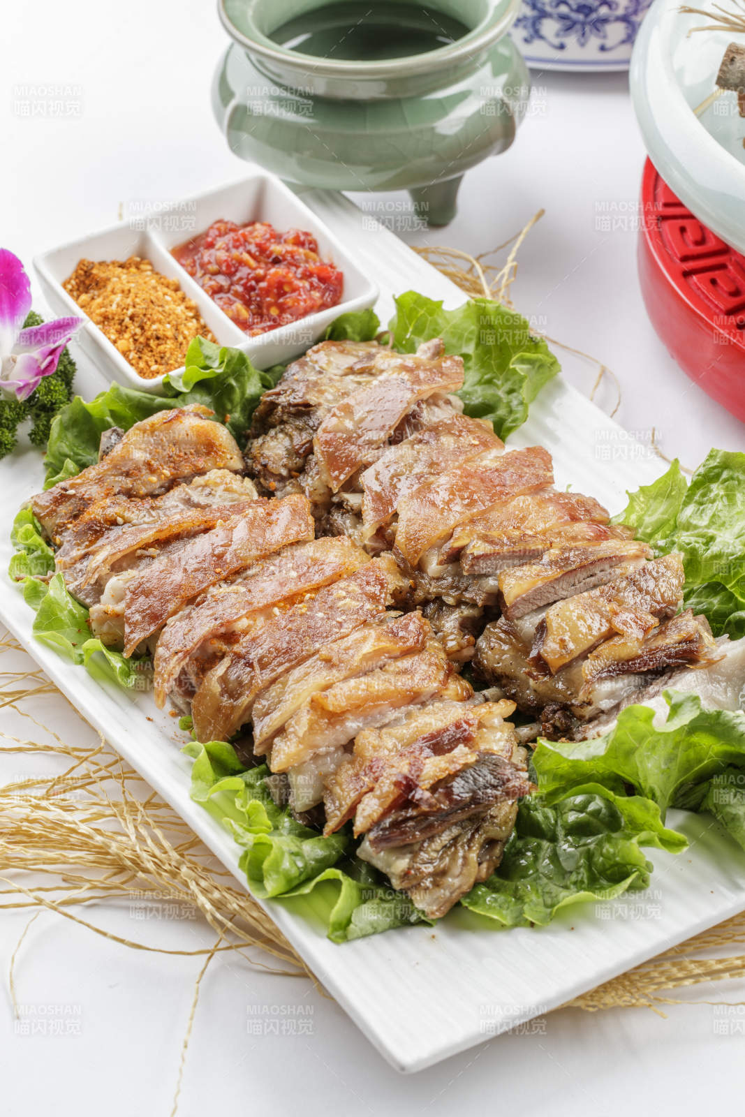 家常烤羊排图片