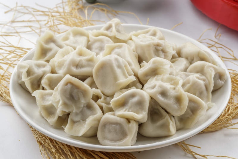 猪肉白菜馅手工水饺图片