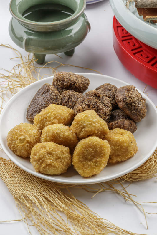 双色炸糕油炸糕图片