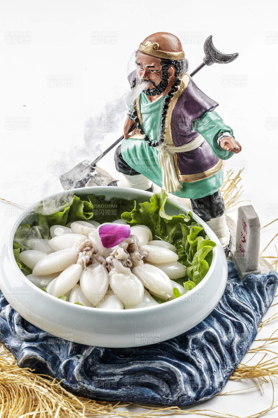 火锅食材新鲜小墨鱼图片