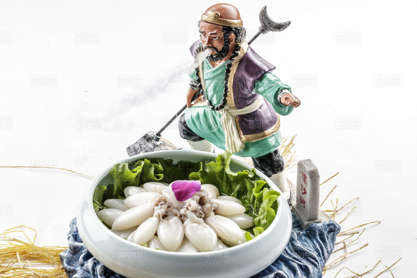 火锅食材新鲜小墨鱼图片