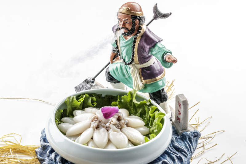 火锅食材新鲜小墨鱼图片