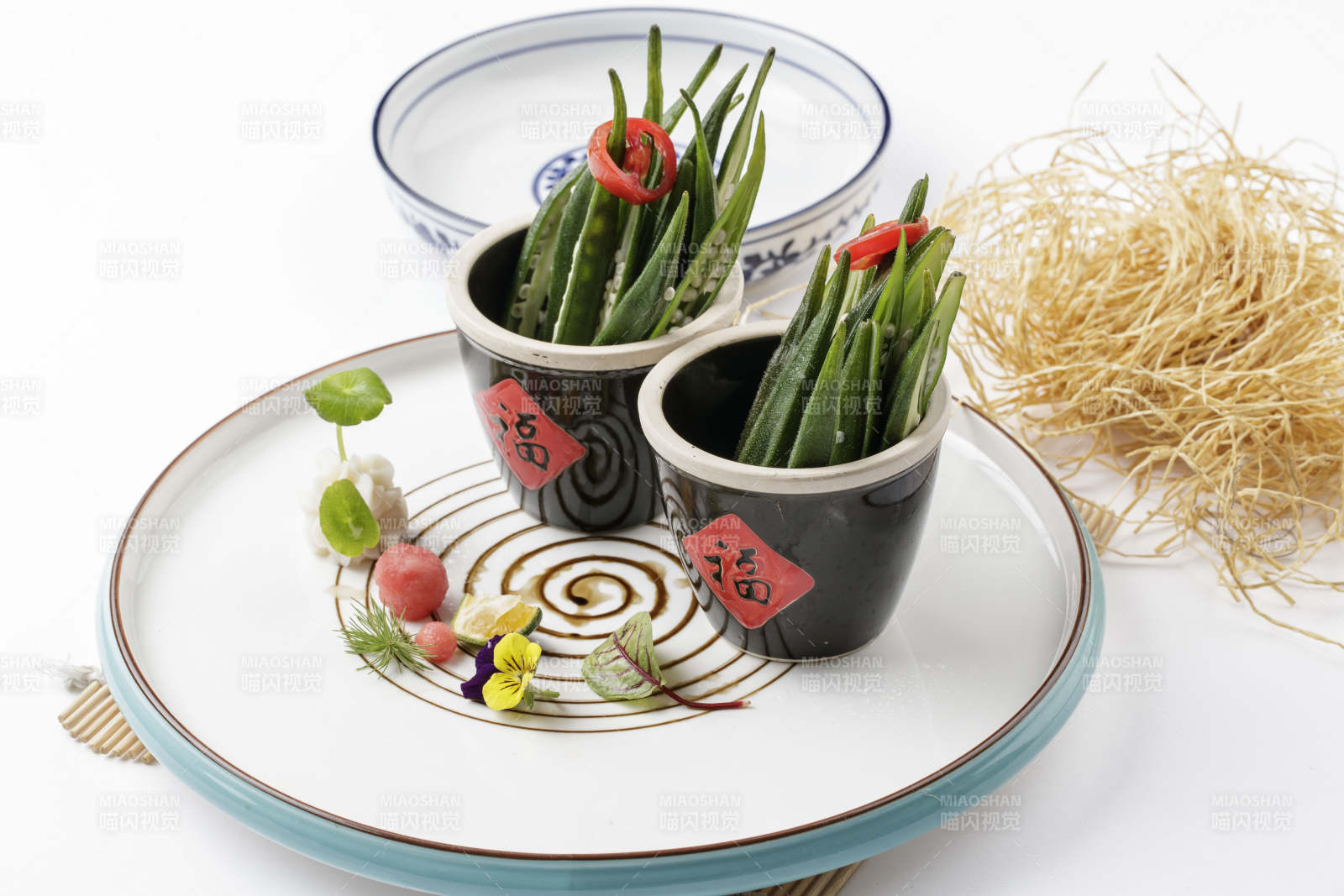 双缸鲜秋葵图片