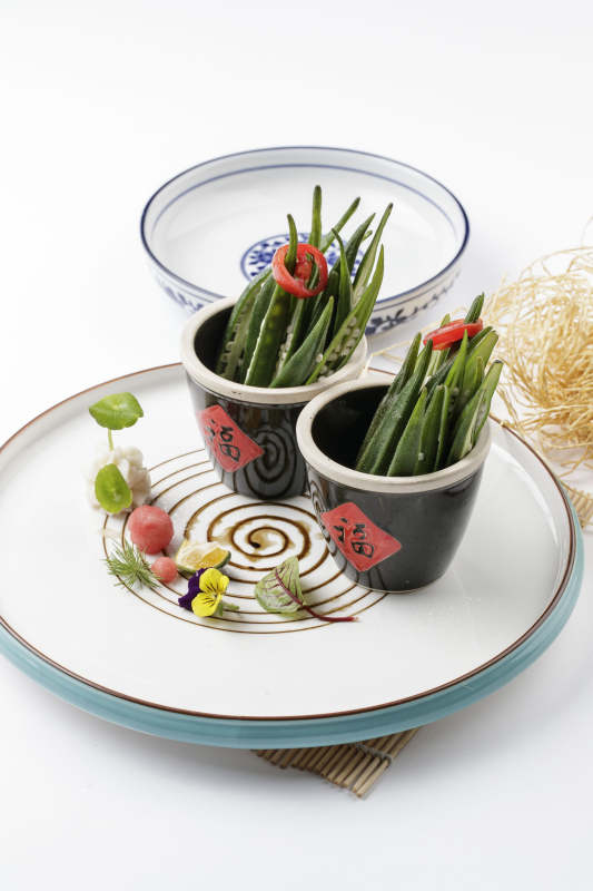 双缸鲜秋葵图片