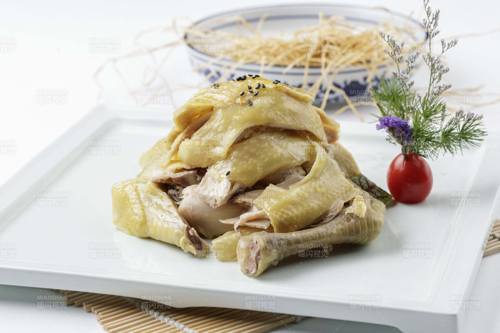 白斩鸡盐水鸡图片