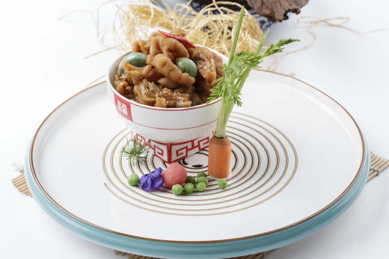 腊八蒜卤鸡脚图片