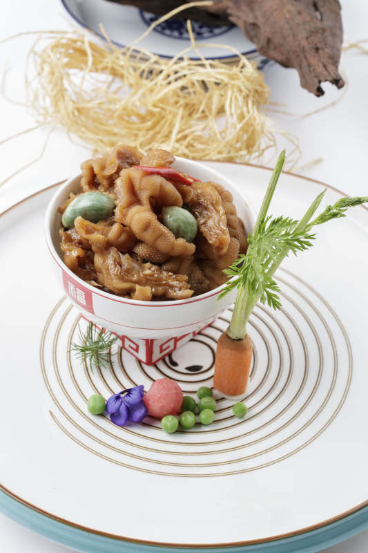 腊八蒜卤鸡脚图片