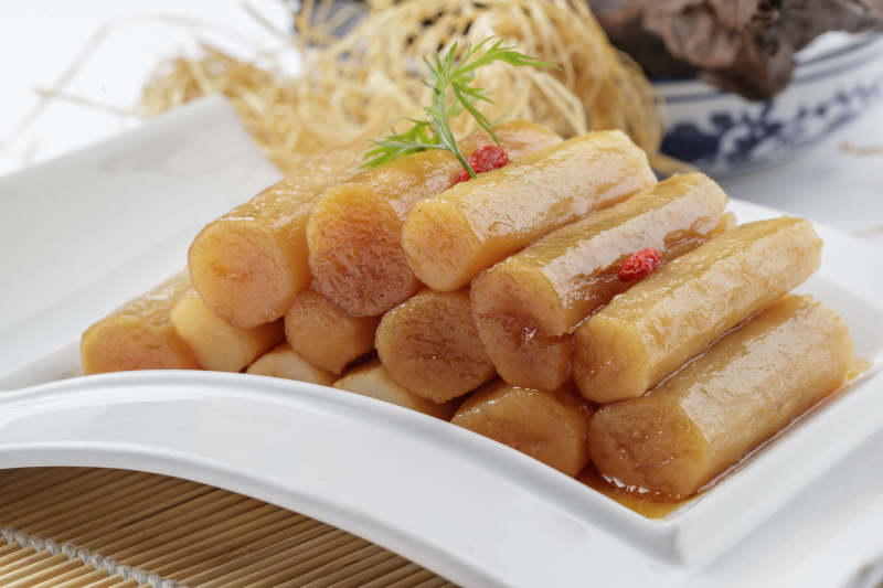 蜜汁长山药图片