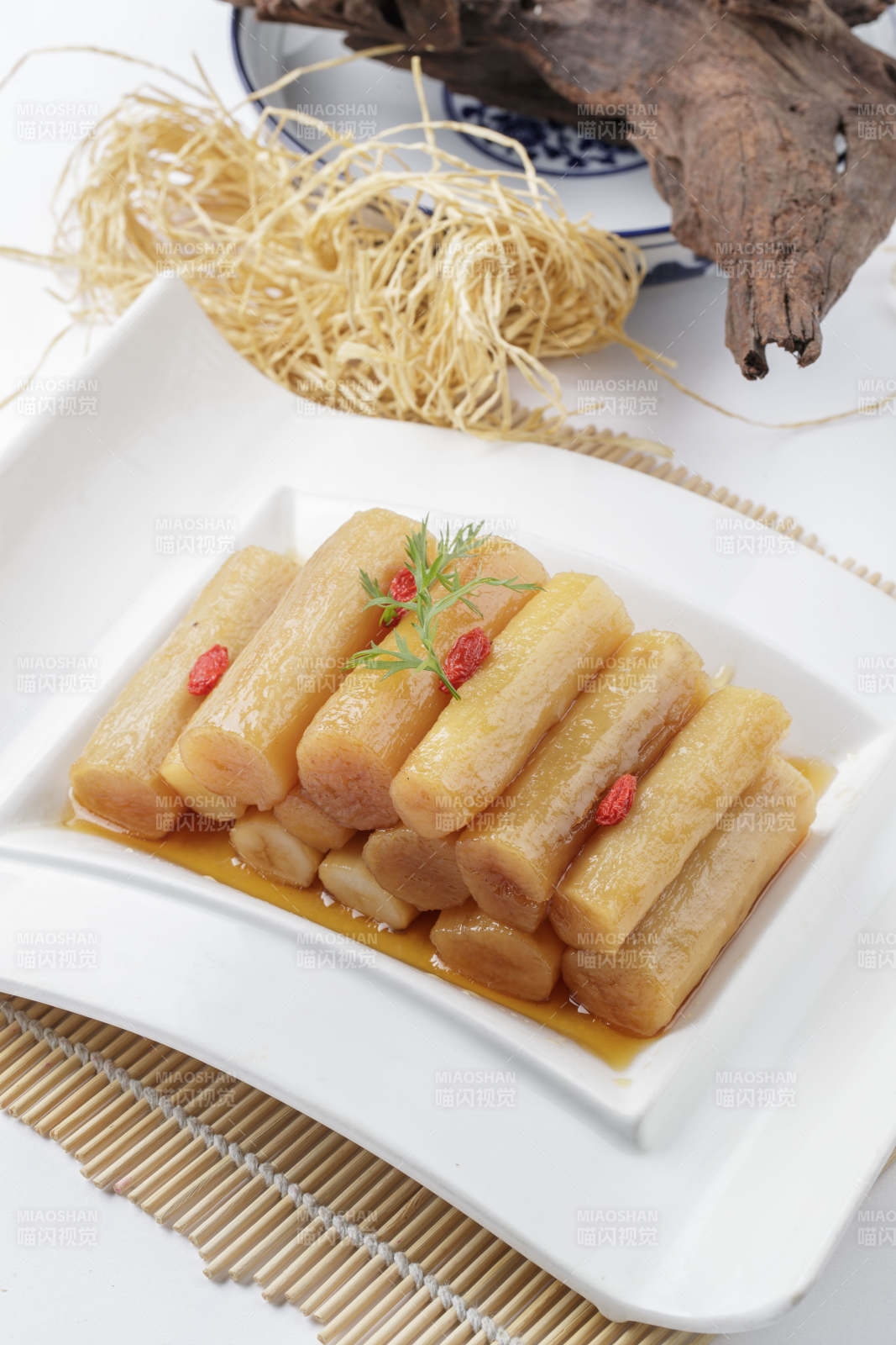 蜜汁长山药图片