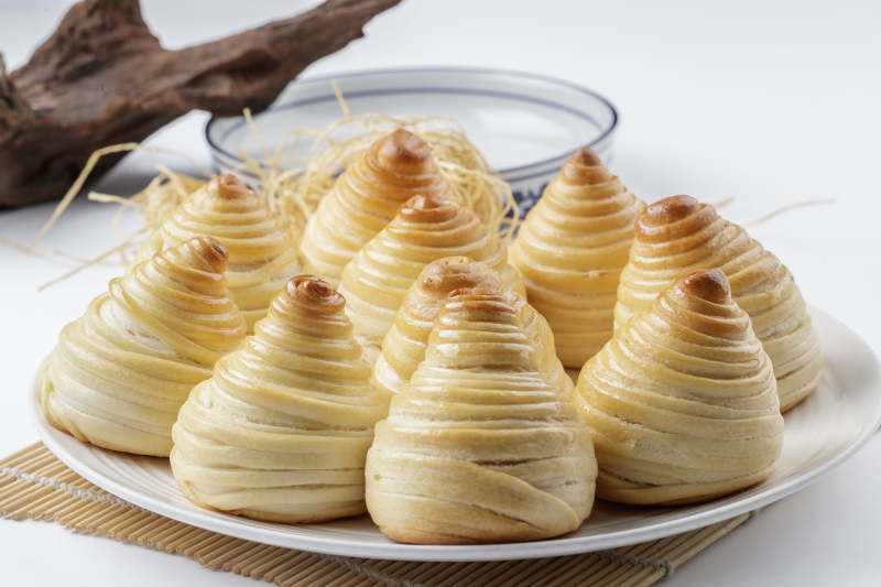 烤螺丝转馍图片