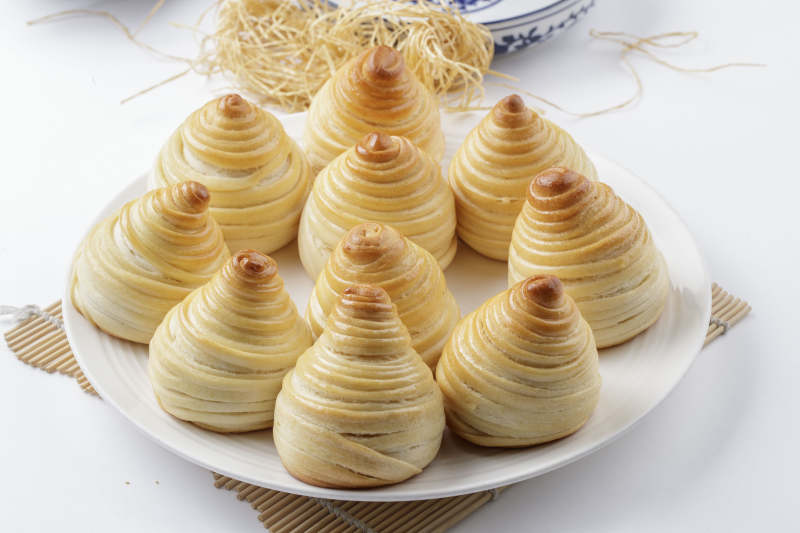 烤螺丝转馍图片