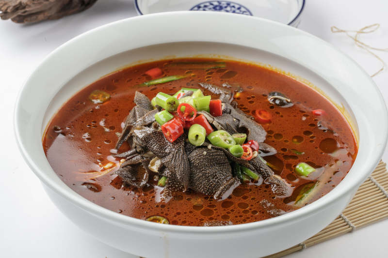 红油水煮毛肚图片