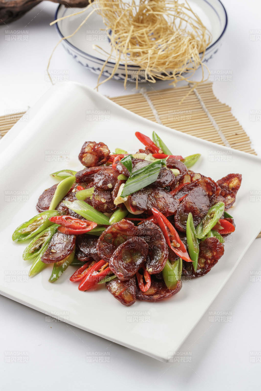 辣炒川味腊肠图片