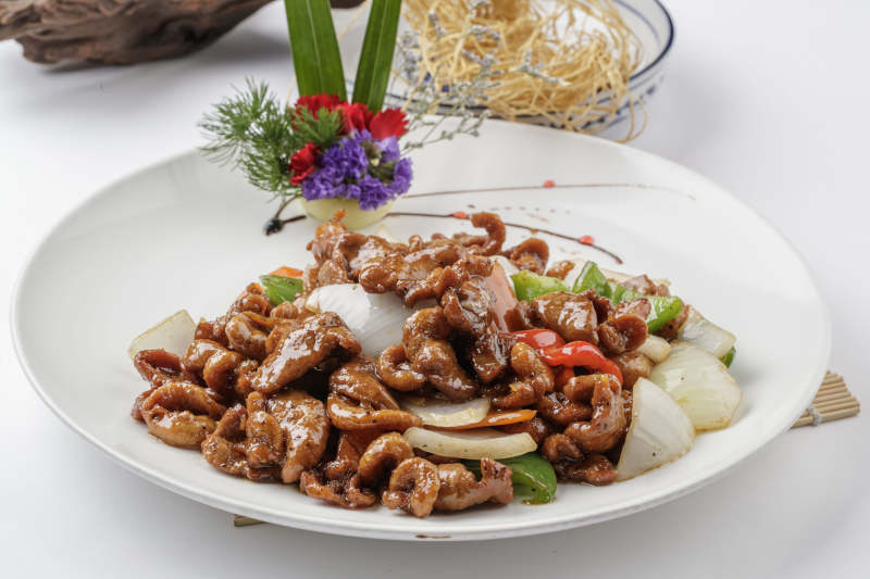 洋葱黑椒牛柳图片